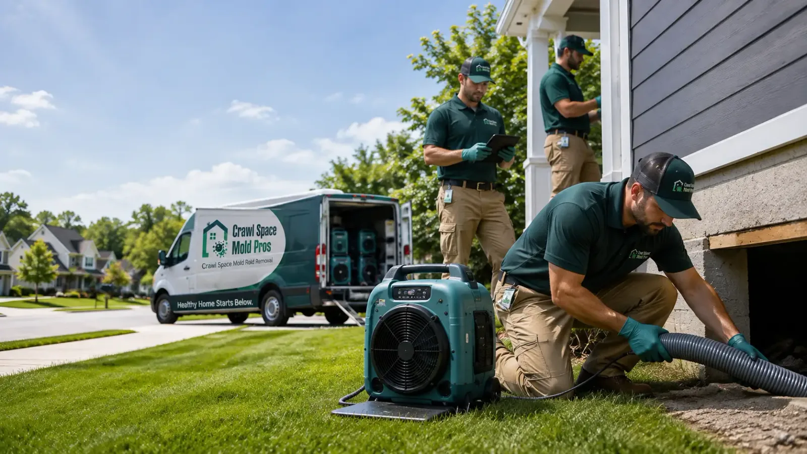 Crawl Space Mold Removal in Pell City, AL